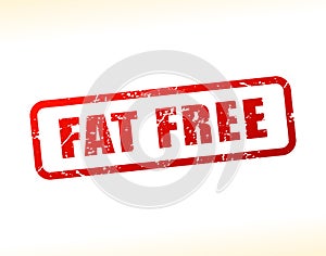 Fat free text buffered