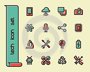 Fat Line Icons