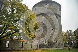 Fat Margarita is the tower of the Tallinn City Wall, located at the end of Pikk Street. The gun tower with 155 loopholes was built