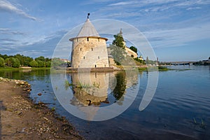 The Fat tower of the Pskov Kremlin. Pskov