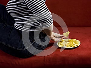 Fat woman diet photo