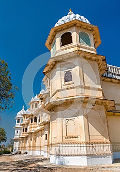 Fateh Prakash Mahal Palace at Chittorgarh Fort - Rajastan, India photo