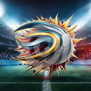 Fatest thrones style football logo photo