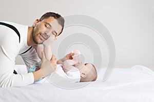 Father and baby