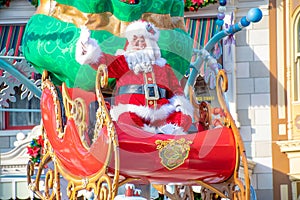 Father Christmas   character in the Christmastime Parade