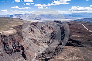 Father Crowley overlook in Death Valley, California photo