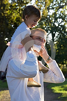 Father and daughter