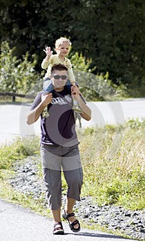 Father and daughter