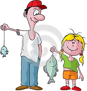 Father and Daughter fishing trip