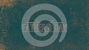 Father Day with thunderbolts on grunge texture