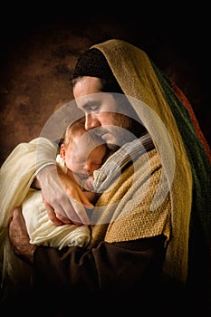 Father Joseph loving his Son