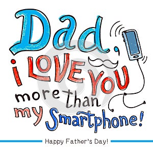 Father's day greeting card