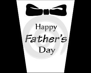 Father`s day Greeting Card Concept. Vector Illustration