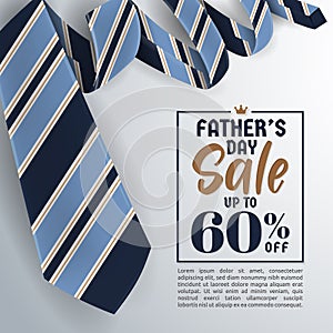 Father`s Day Sale Promotion Banner