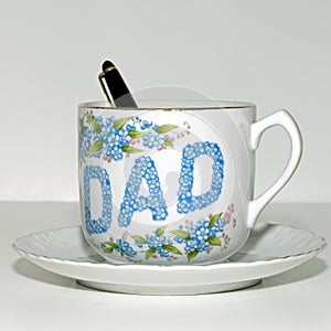 Father's day tea cup square