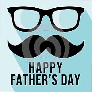Father`s Day Vector - `My Father is Strongest Father in the World`
