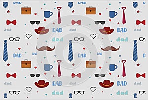 Father's pattern design dad vector pattern vector design