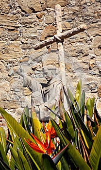 Father Serra Statue Mission San Juan Capistrano