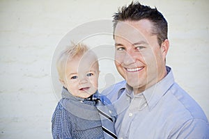 Father and Son Portrait