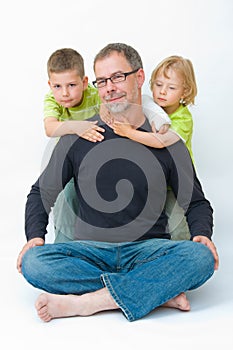 Father and sons photo