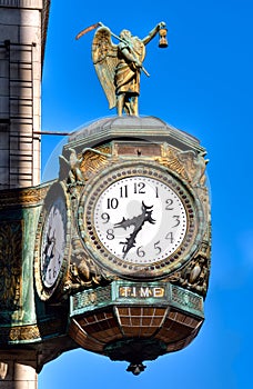 Father Time Clock, Chicago