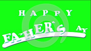 fathers day happy fathers day text lettering baground venetian green screen