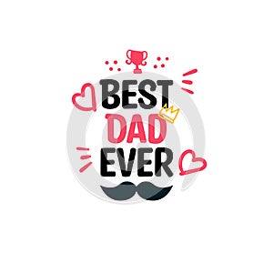 Happy Father's Day Typography