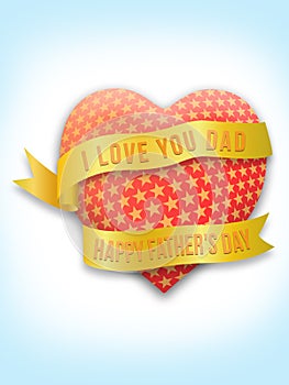 Fatherâ€™s day with love greeting