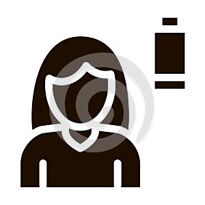 Fatigue Symptomp Of Pregnancy Vector Sign Icon