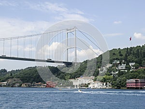 Fatih Mehmet Bridge Bosphorus, Istanbul, Turkey