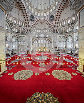 Fatih Mosque in district of Istanbul, Turkey