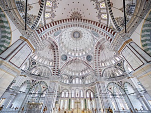 Fatih Mosque in district of Istanbul, Turkey