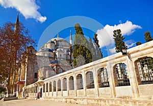 Fatih mosque in Istanbul Turkey