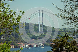 Fatih Sultan Mehmet Bridge from Emirgan