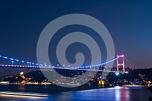 Fatih Sultan Mehmet Bridge in Istanbul