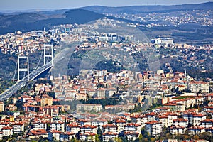 Fatih Sultan Mehmet Bridge. Istanbul,Turkey
