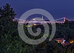 Fatih Sultan Mehmet Bridge from my balcony