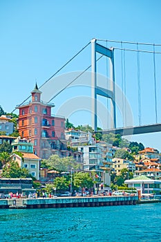 Fatih Sultan Mehmet Bridge in stanbul