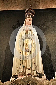 Fatima Virgin in Lisbon church
