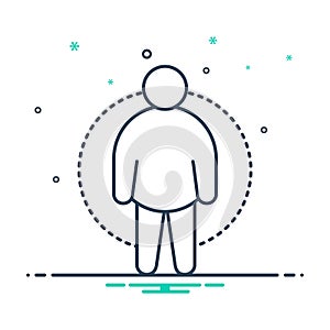 Black mix icon for Fatman, fatty and fubsy