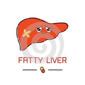 Fatty liver poster photo