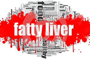 Fatty liver word cloud