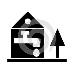 Faucet Isolated Vector icon which can easily modify or edit