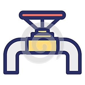 Faucet, nal Isolated Vector Icon which can be easily modified or edited photo