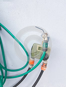 faucet tap hose watering scheduler