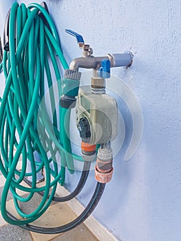 faucet tap hose watering scheduler