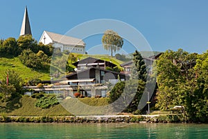 Faulensee from Thun Lake