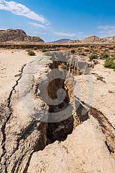 Faults of the earth crust, consequence of the earthquake