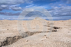 Faults of the earth crust, consequence of the earthquake photo