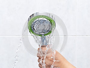 Faulty shower head